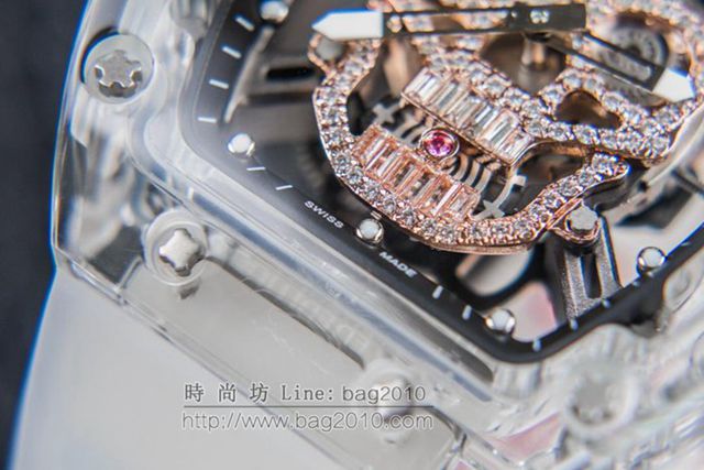 Richard Mille e理查徳米勒 RM052系列 最新鬼頭升級版 顱骨系列 原裝透明殼 理查徳米勒高端男士全自動機械腕表  hds1444